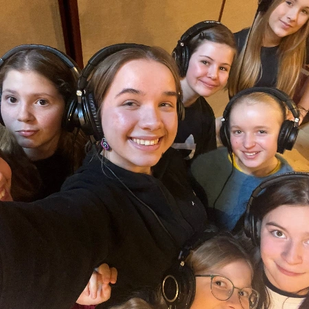Nahrávání muzikálu Zakempíme, kámo?